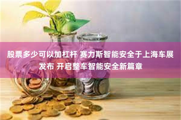 股票多少可以加杠杆 赛力斯智能安全于上海车展发布 开启整车智能安全新篇章