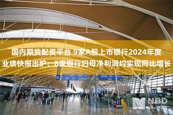国内期货配资平台 9家A股上市银行2024年度业绩快报出炉：8家银行归母净利润均实现同比增长